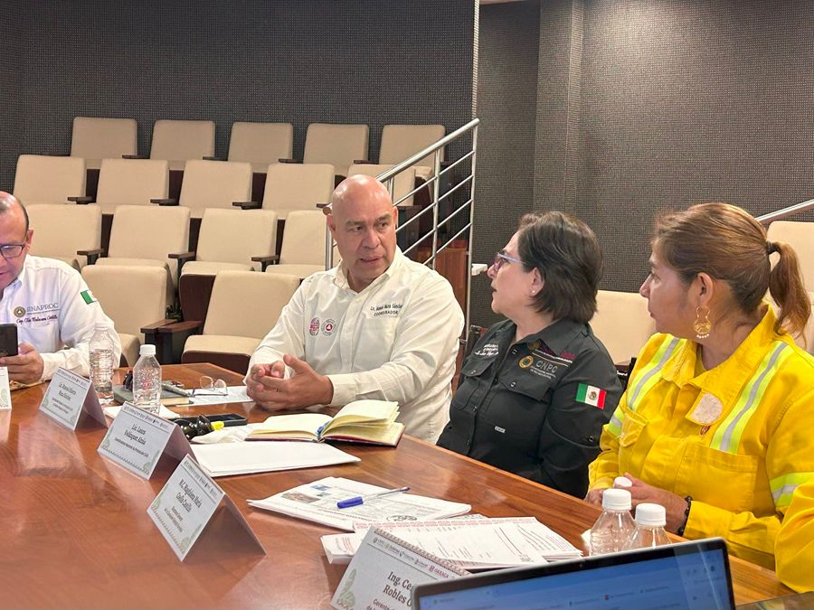 Autoridades de Protección Civil refuerzan coordinación para atender riesgos naturales en Oaxaca