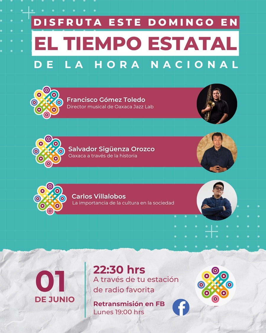 Compartirá El Tiempo Estatal de la Hora Nacional el proyecto musical Oaxaca Jazz Lab