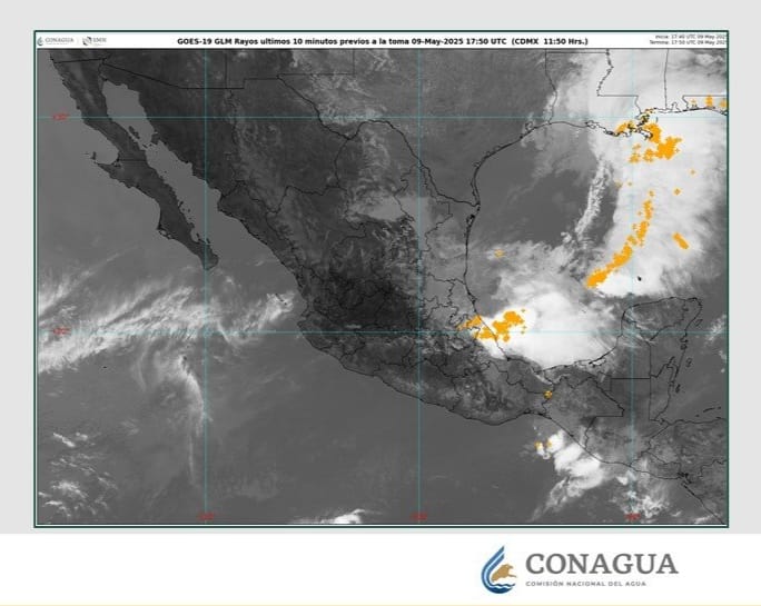 Se prevé condiciones de tiempo severo en Oaxaca para este viernes por frente frío número 42
