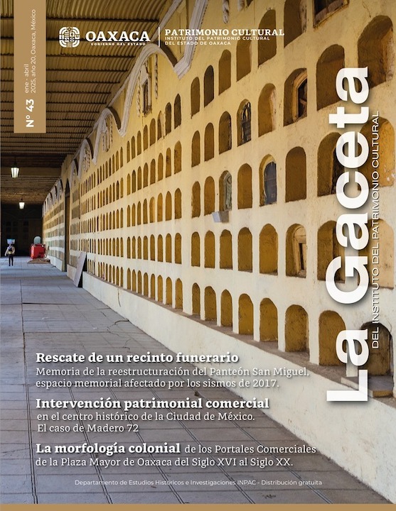 Presentará Gobierno de Oaxaca edición 43 de La Gaceta del Instituto del Patrimonio Cultural