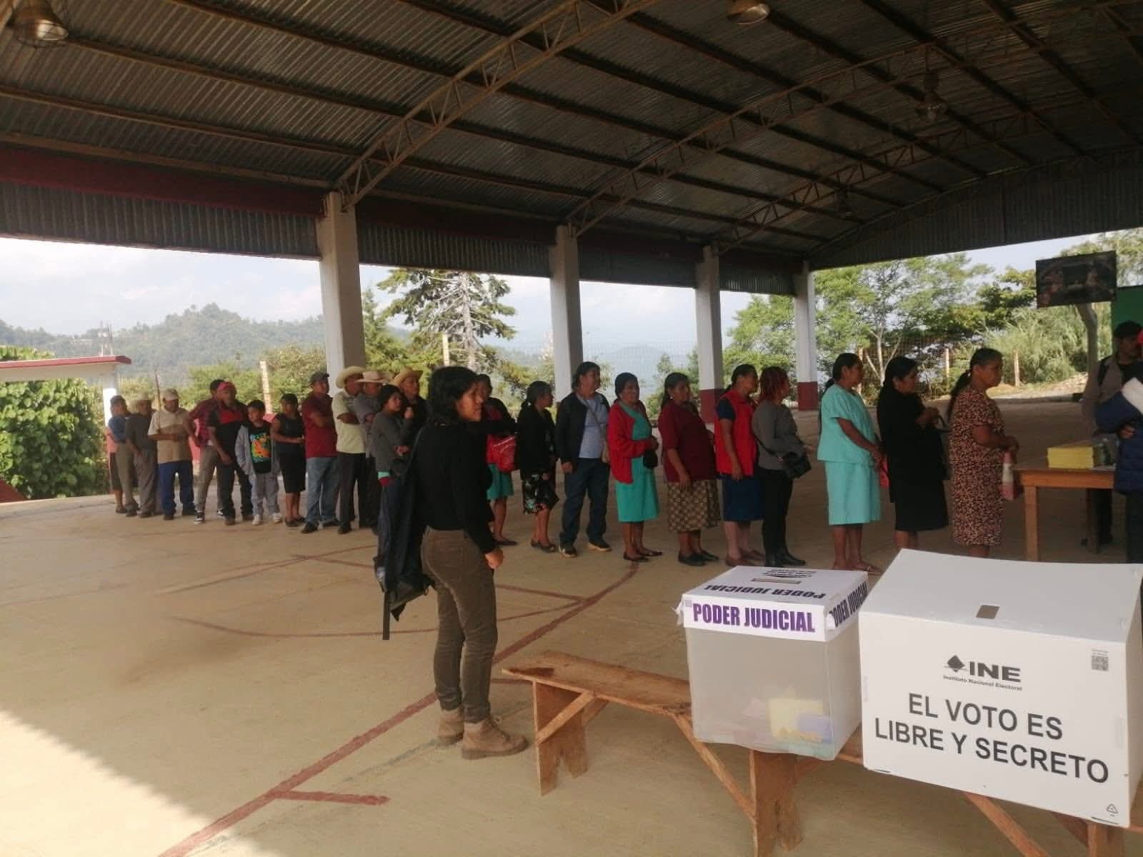 Jornada electoral del Poder Judicial transcurre de manera pacífica en Oaxaca