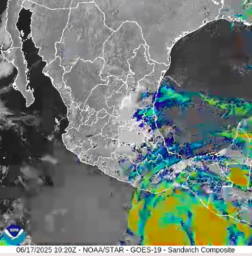 Pegan bandas delanteras de tormenta tropical Erick a costas de Oaxaca