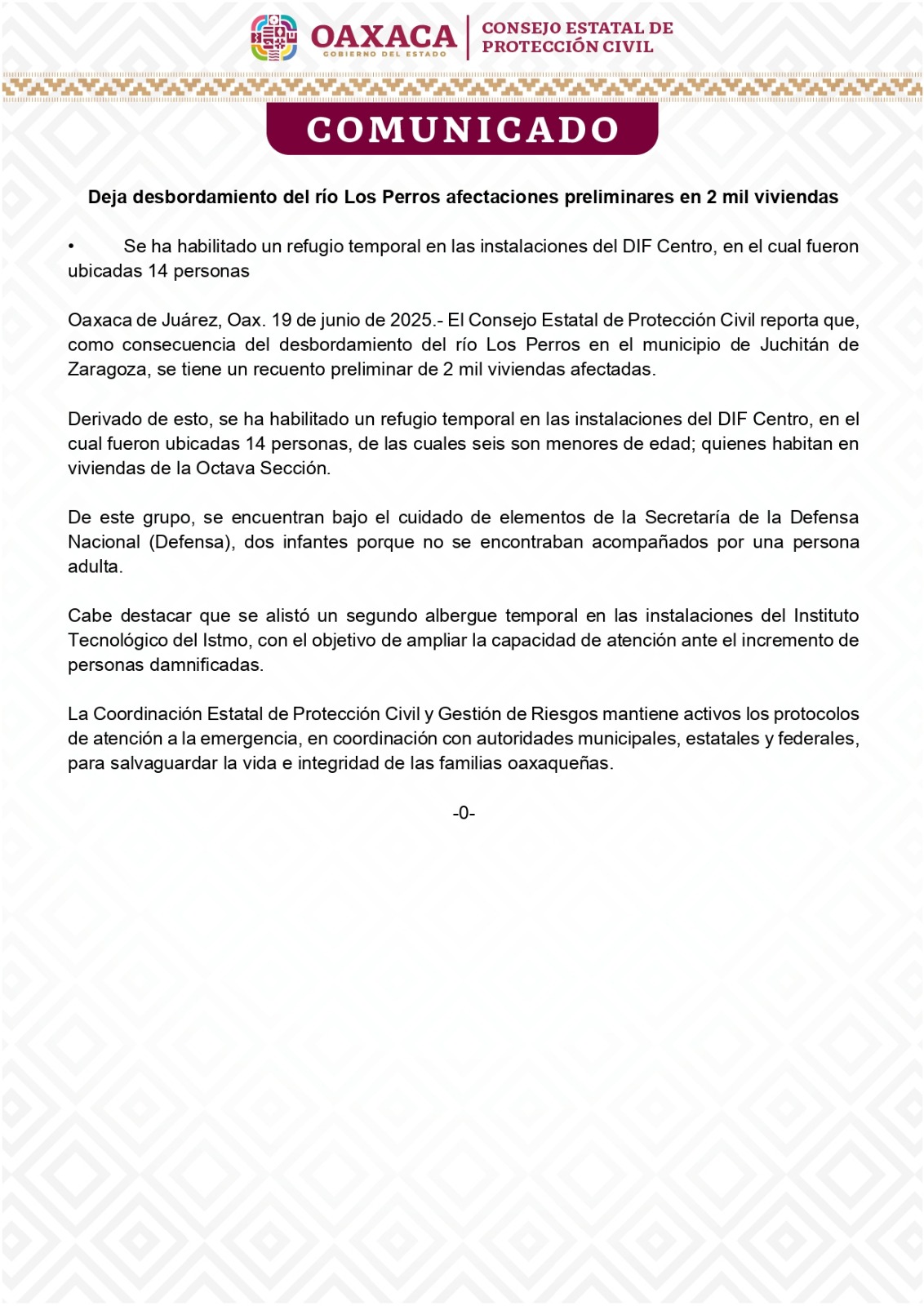 Deja desbordamiento del río Los Perros afectaciones preliminares en 2 mil viviendas