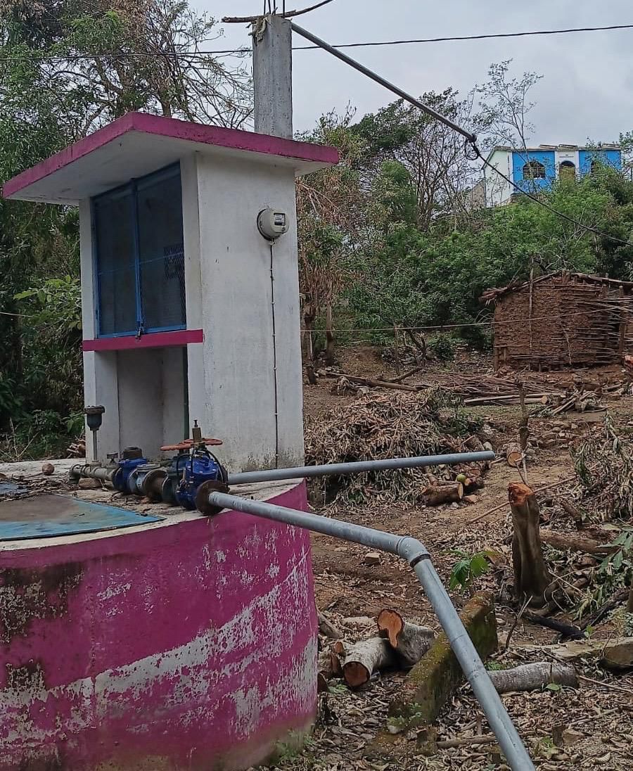 Rehabilita Primavera Oaxaqueña sistema de agua potable en la agencia El Añil