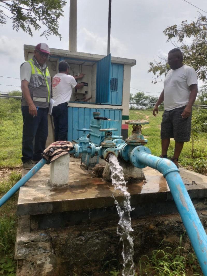 Restablece Ceabien sistema de agua potable en Santo Domingo Armenta para poner a la Costa en pie