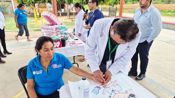 Realiza SSO Expo Salud en tu Comunidad, en Magdalena Apasco