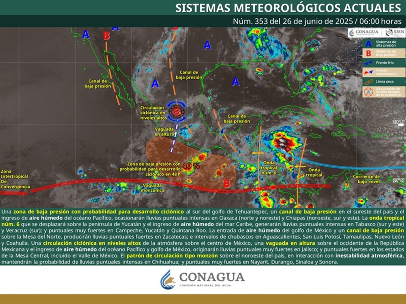 Se mantienen condiciones de inestabilidad atmosférica en gran parte de Oaxaca