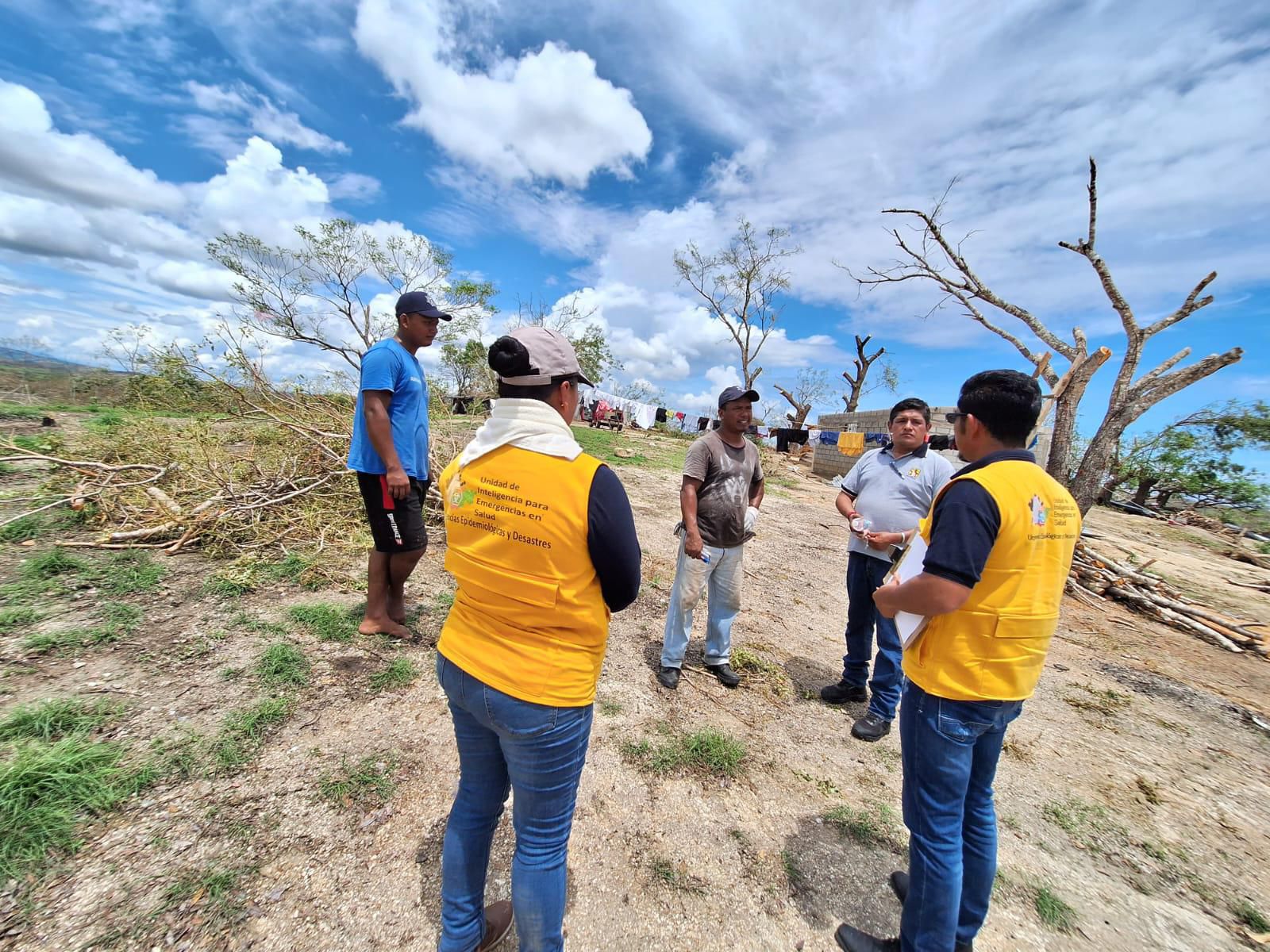 Sin brotes epidémicos en zonas afectadas por huracán Erick: SSO
