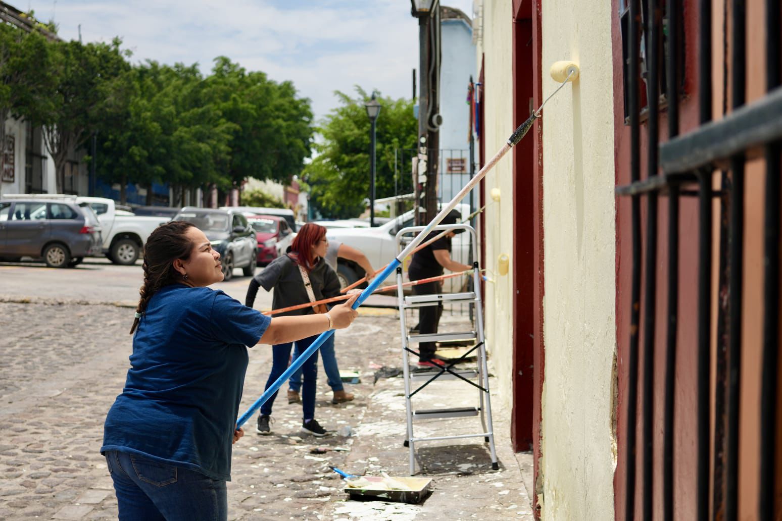Transforma Gobierno de Oaxaca fachadas del Centro Histórico de la capital con Tequio