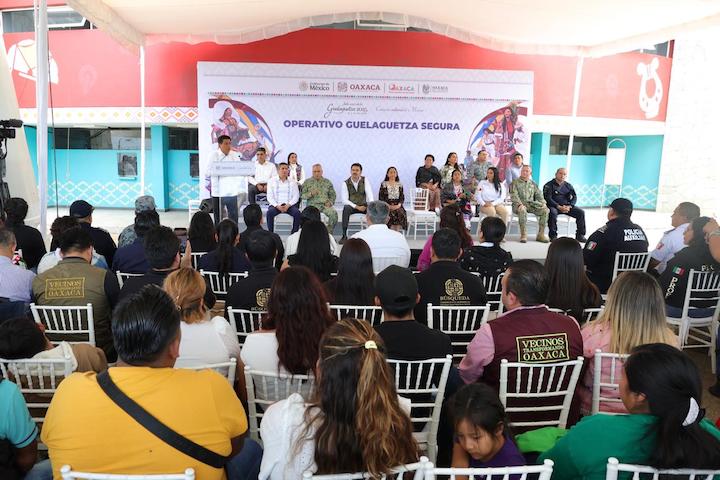 Arranca Salomón Jara operativo Guelaguetza Segura 2025 para garantizar festividad tranquila y alegre