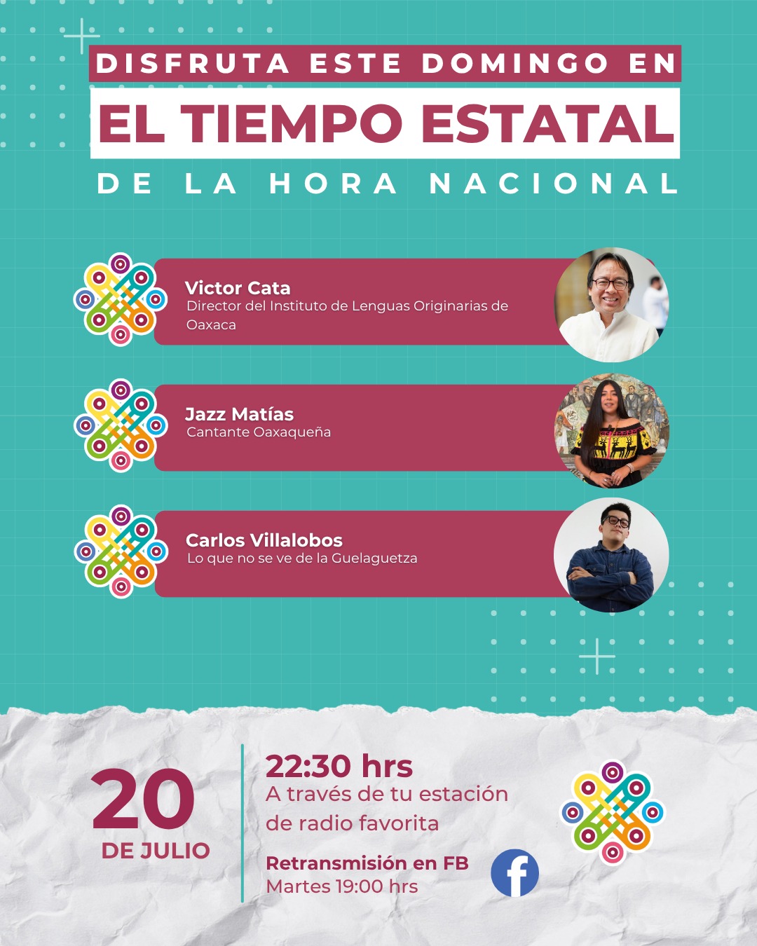 Llega la riqueza lingüística y el talento musical oaxaqueño al Tiempo Estatal de la Hora Nacional