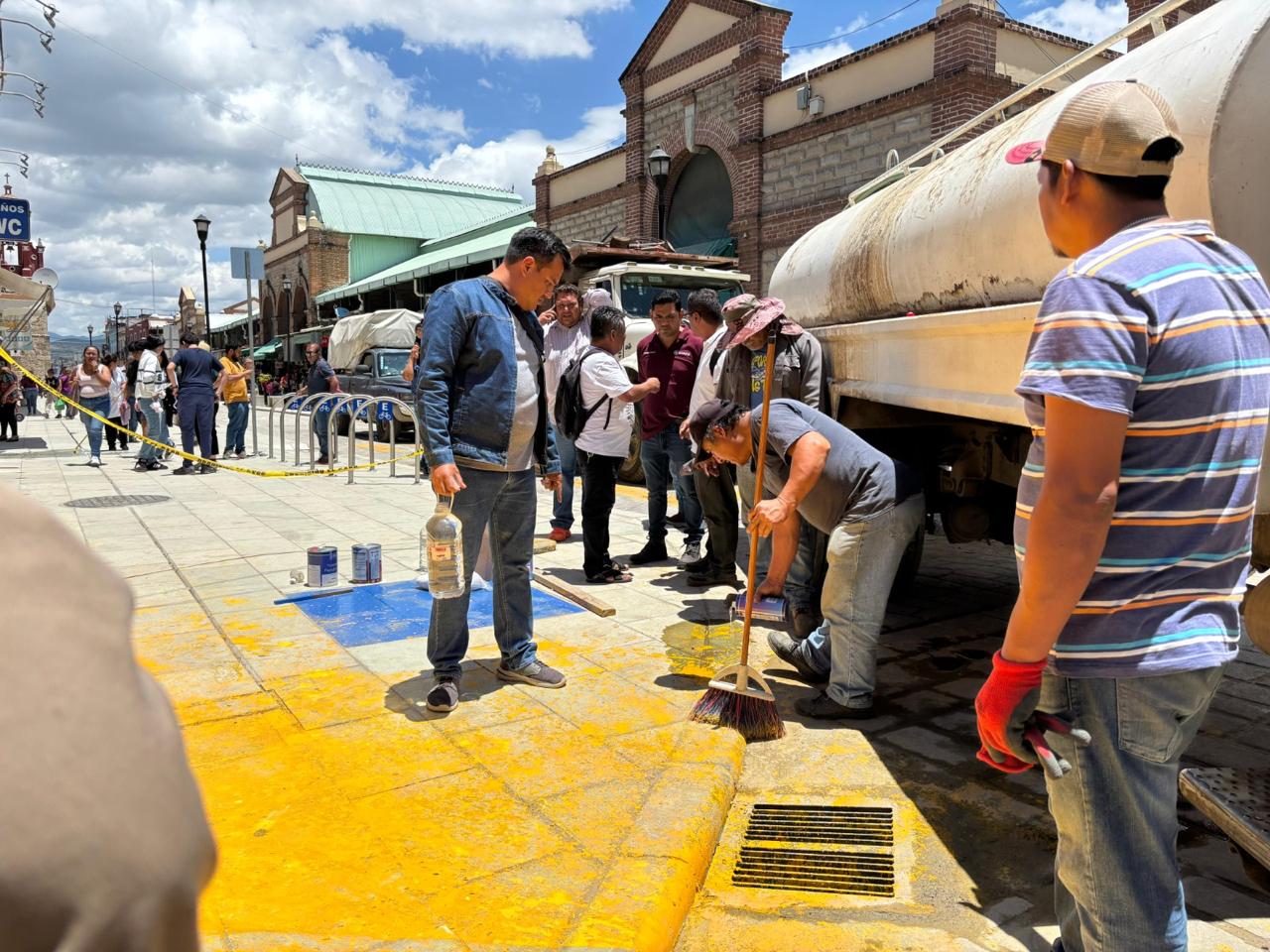 Atiende Soapa oportunamente incidente durante servicio en el Centro Histórico