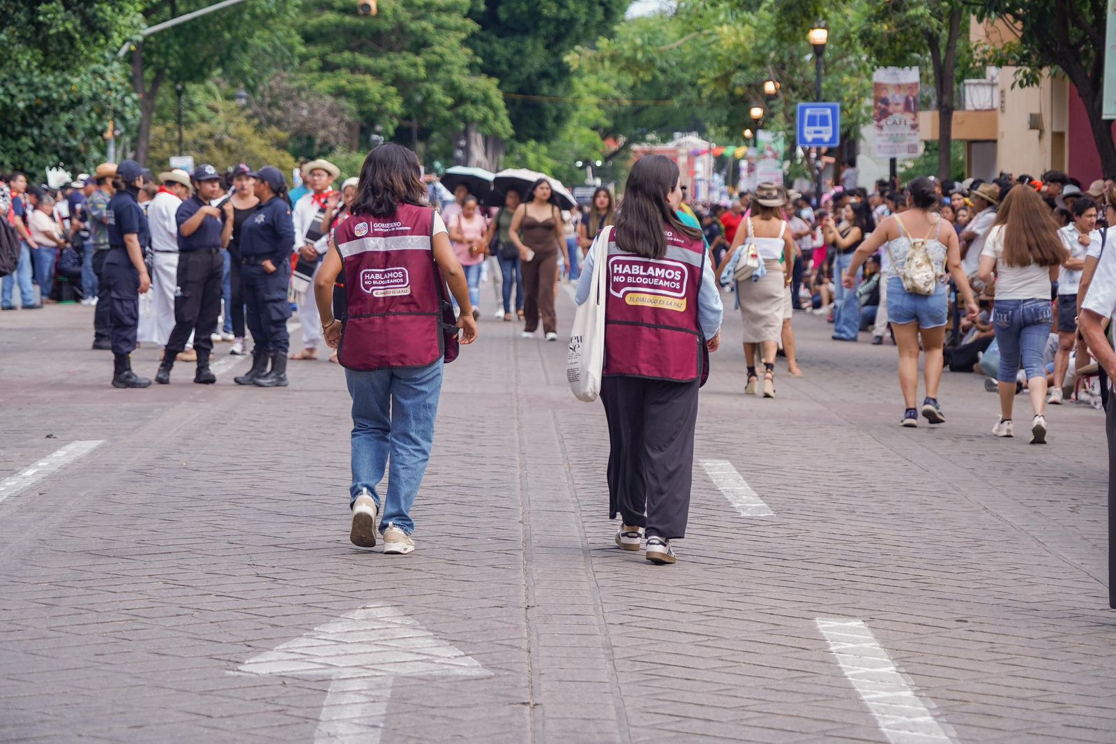 Delegados de paz, aliados para la seguridad durante Guelaguetza 2025