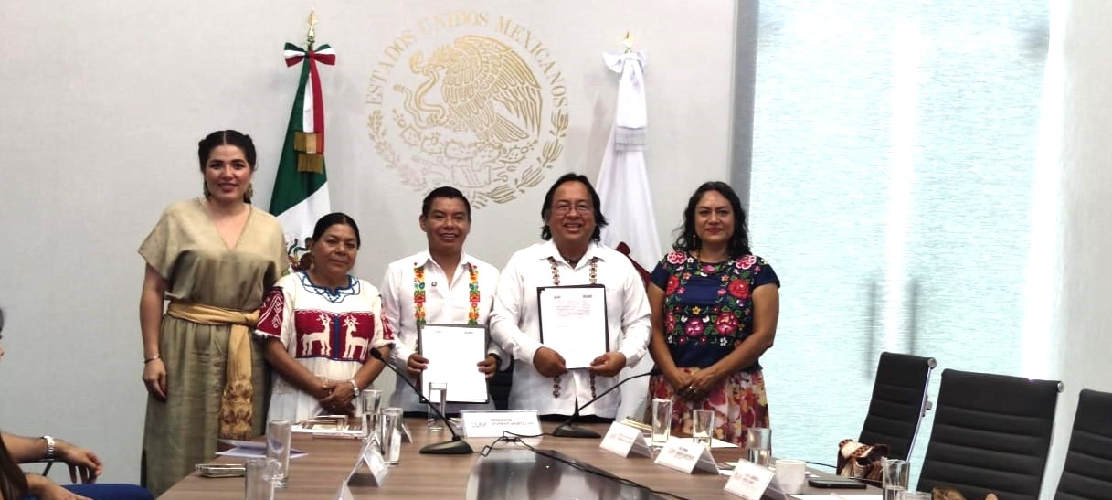 Firman convenio ILEO y Congreso del Estado para fortalecer lenguas originarias de Oaxaca