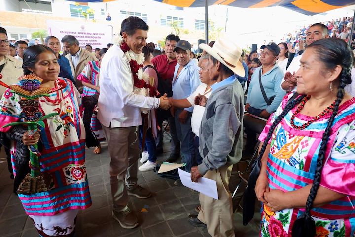 Impulsa Gobierno de Oaxaca obra pública en Huautla de Jiménez por más de 75 mdp