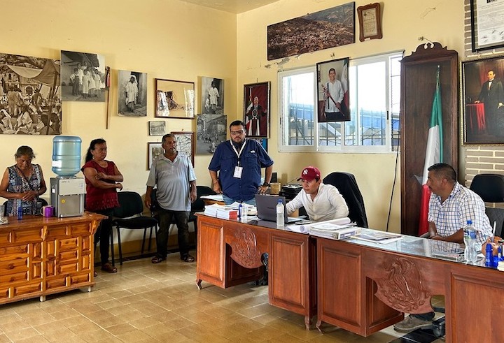 Brinda Ceabien asesoría técnica para construcción de infraestructura sanitaria en Villa Hidalgo Yalalag