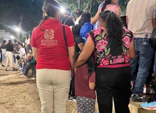 Acción oportuna permite localizar a menor extraviada durante concierto en Oaxaca