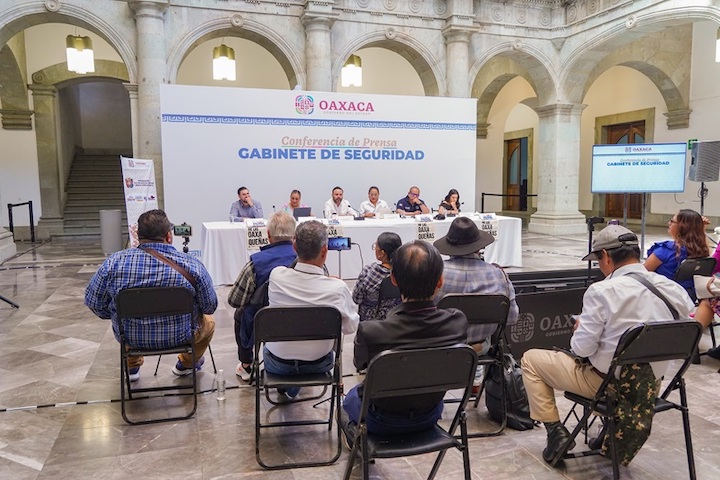 Fortalece SSPC acciones coordinadas para garantizar entornos pacíficos a las familias oaxaqueñas