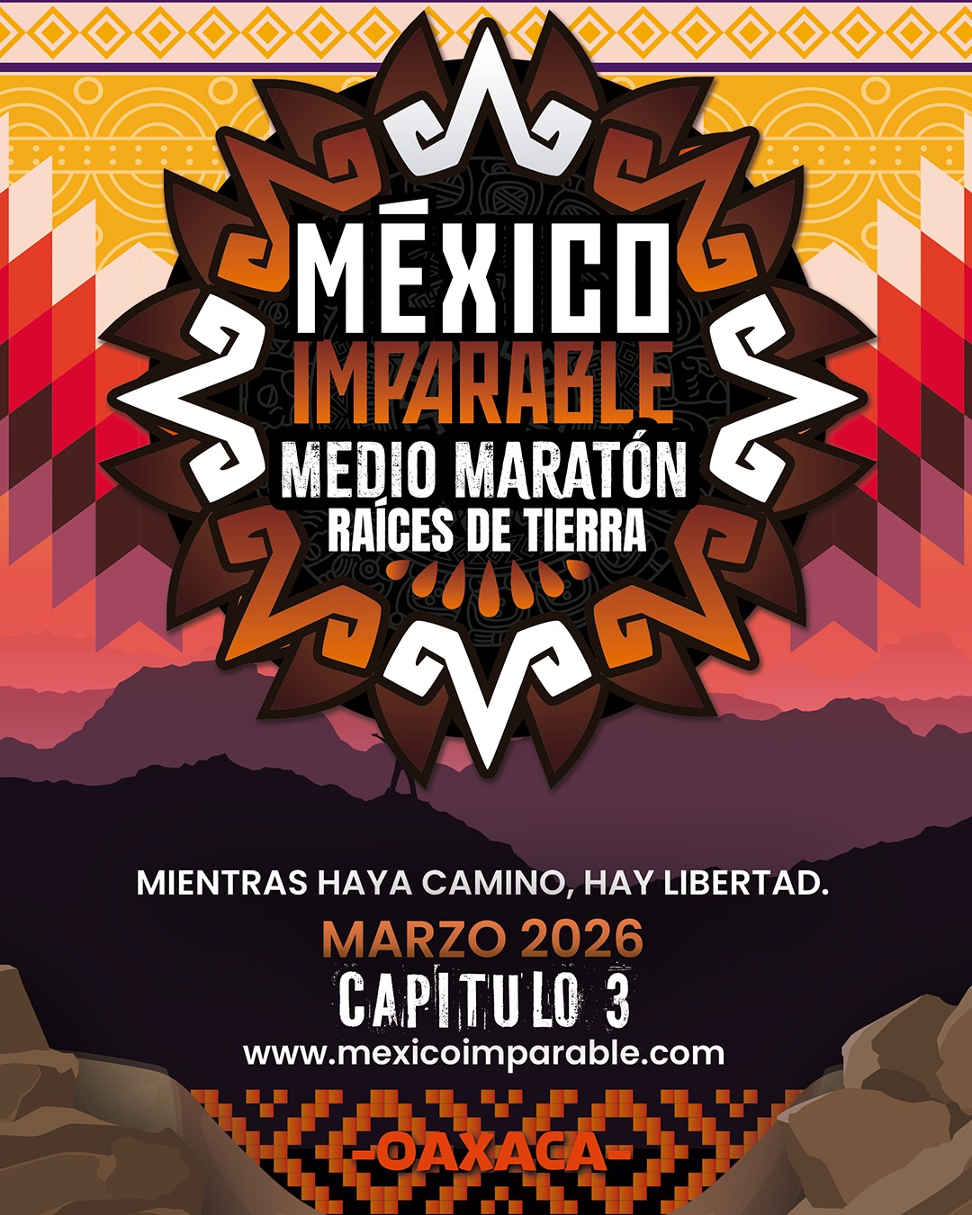 Oaxaca será sede de México Imparable-Medio Maratón Raíces de Tierra