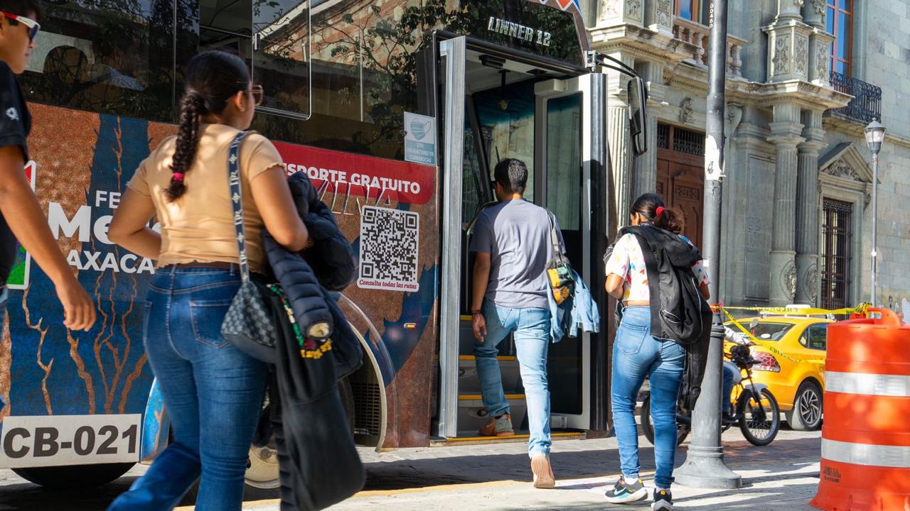 Moviliza BinniBus a más de 100 mil personas durante Julio, mes de la Guelaguetza 2025