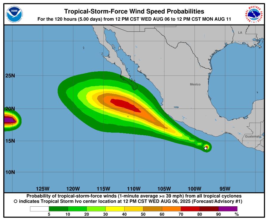 Mantiene Protección Civil vigilancia por efectos de “Ivo” en el litoral oaxaqueño