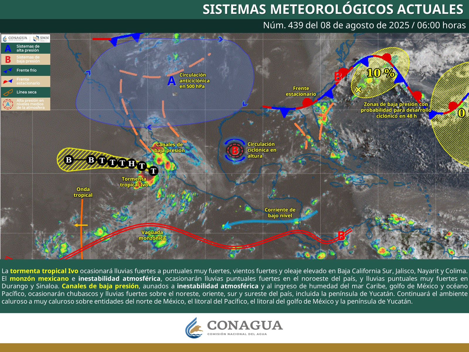 Se prevén condiciones estables y disminución de lluvias para este viernes en Oaxaca