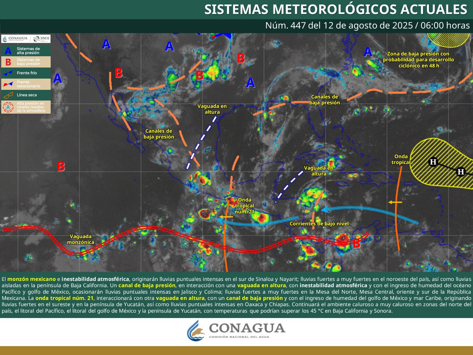 Prevén tormentas eléctricas, rachas de viento y posible granizo por la tarde en Oaxaca