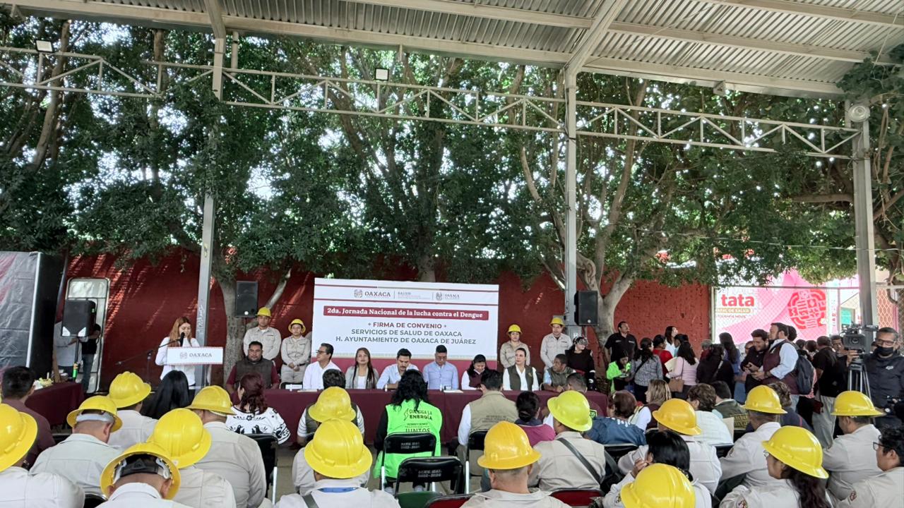 Refuerza SSO Segunda Jornada Nacional de Lucha contra el Dengue 2025 con firma de convenio