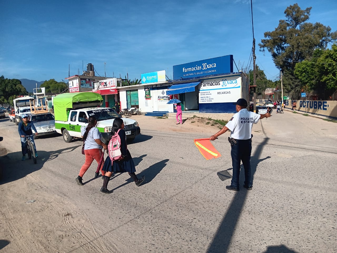 Implementará Policía Vial Estatal operativo en Oaxaca por inicio del Ciclo Escolar 2025-2026