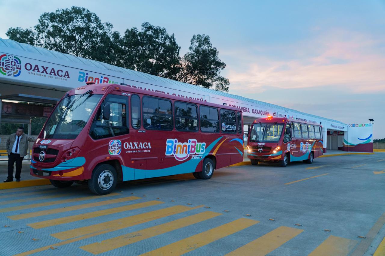 Avanza BinniBus hacia una movilidad moderna y en condiciones dignas para las y los oaxaqueños