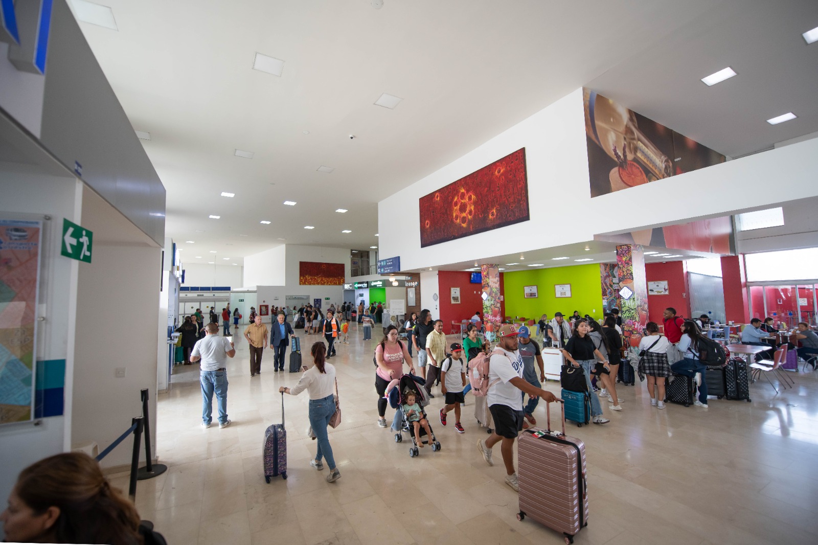 Crece 3.31% tráfico de pasajeros en aeropuertos de Oaxaca