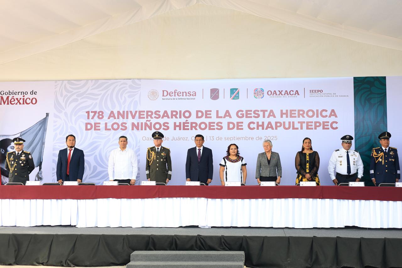 Honra Salomón Jara valentía y coraje de los Niños Héroes de Chapultepec en defensa de la patria
