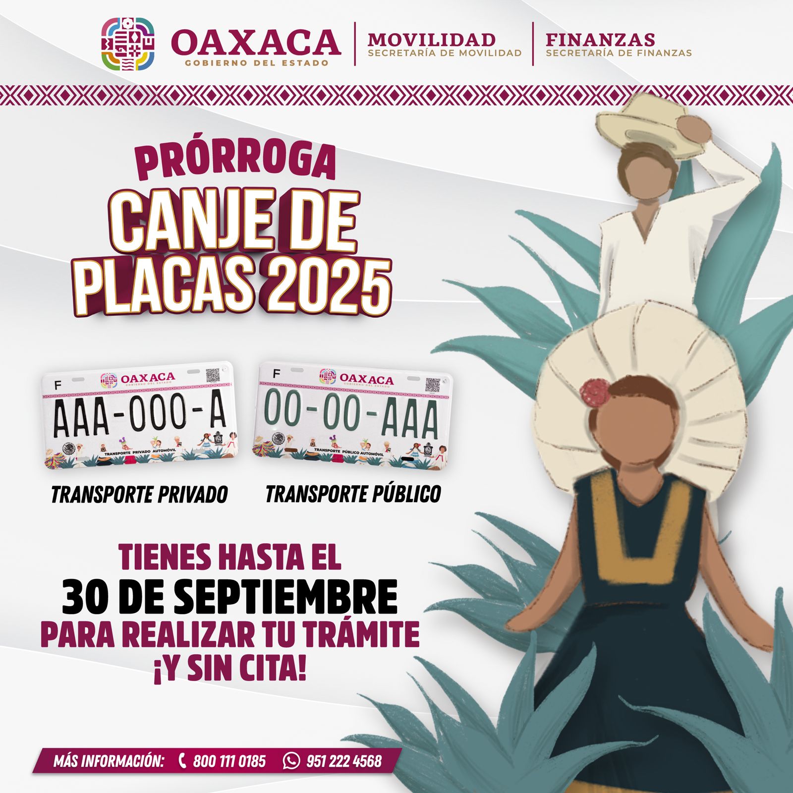 Este 30 de septiembre es el último día para realizar el canje de placas: Semovi