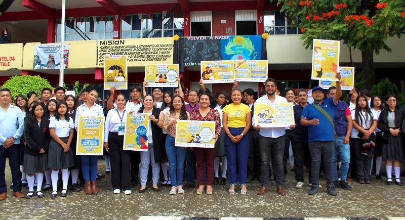 Con develación de mural, Gobierno del Estado visibiliza la importancia de hablar sobre el suicidio