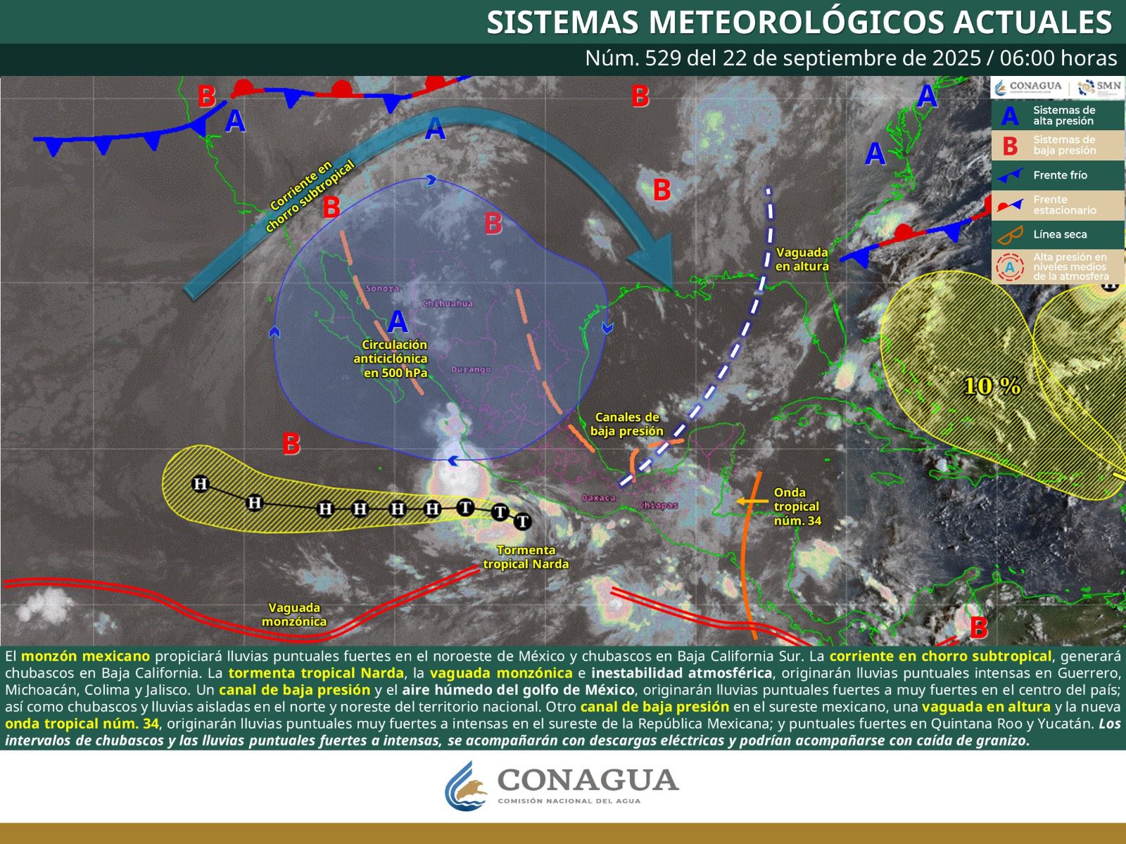 Persistirán lluvias fuertes en distintas regiones de Oaxaca