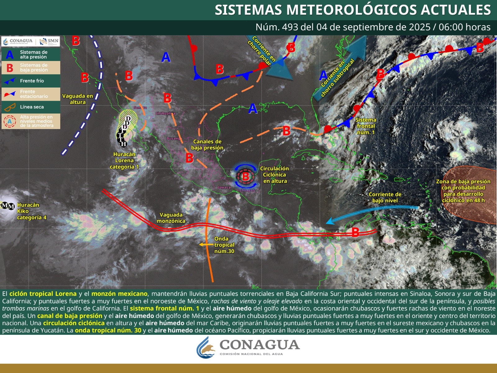 Continuará la presencia de lluvias y tormentas en Oaxaca este jueves