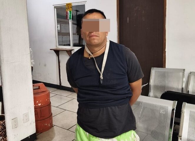 Detiene Policía Vial Estatal a masculino como probable responsable de robo de teléfono