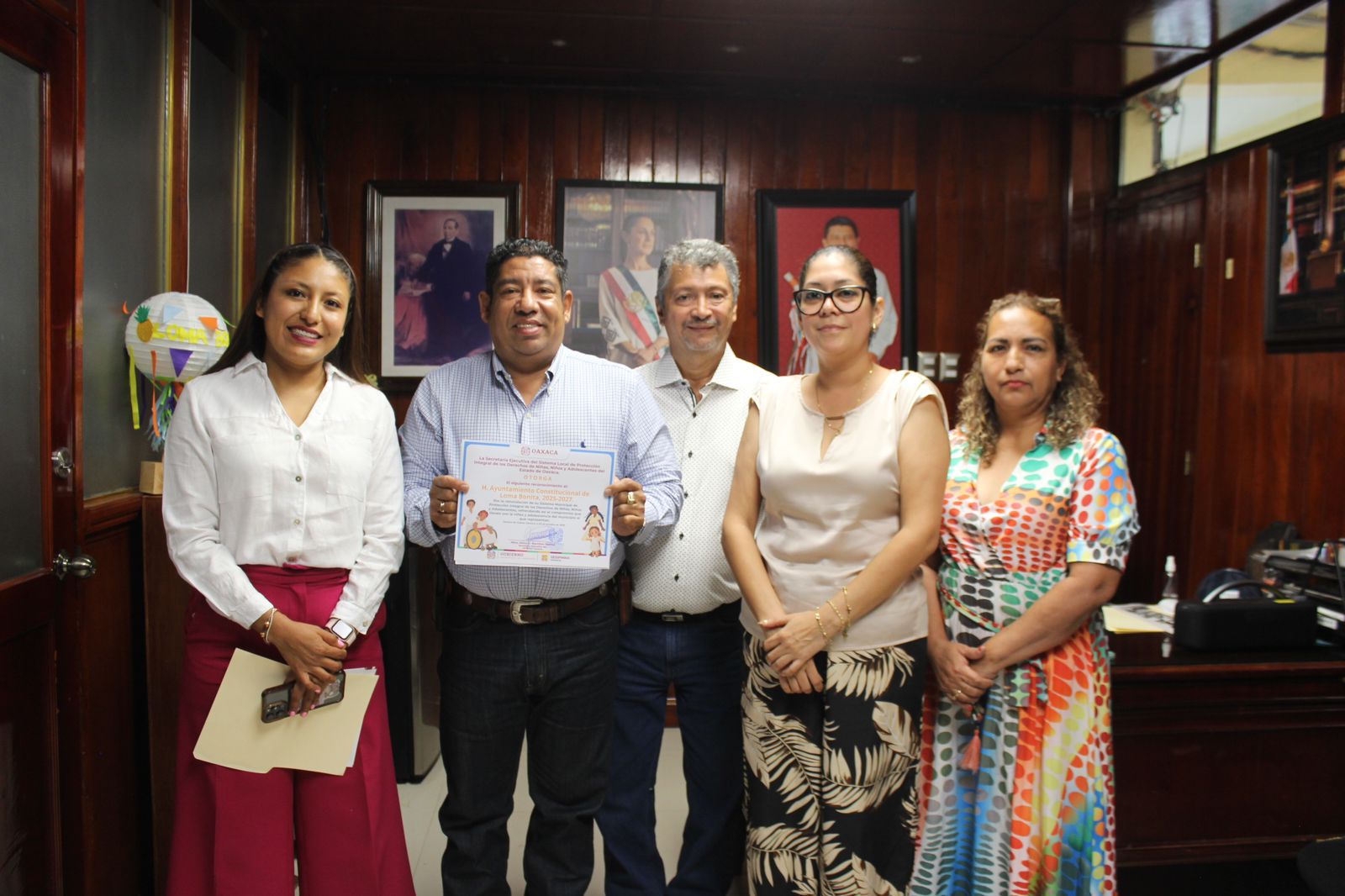 Reinstala Gobierno del Estado Sistema Municipal de Protección de los Derechos de Niñas, Niños y Adolescentes en Loma Bonita