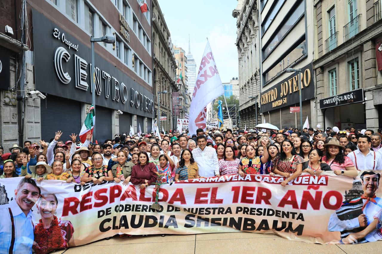 Respalda Salomón Jara primer año de gobierno de la Presidenta Claudia Sheinbaum Pardo marcado por hazaña histórica