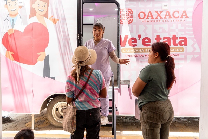 Con casi 9 mil mastografías de Ve’e Tata, Gobierno de Oaxaca refuerza la detección oportuna del cáncer de mama