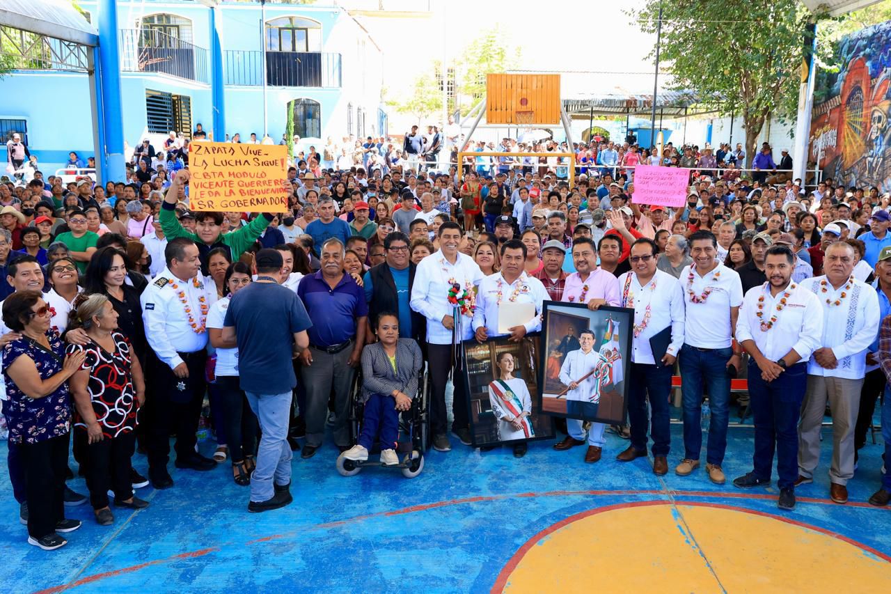 Anuncia Gobierno de Oaxaca obras prioritarias de agua, urbanización y educación para agencia Vicente Guerrero, Zaachila