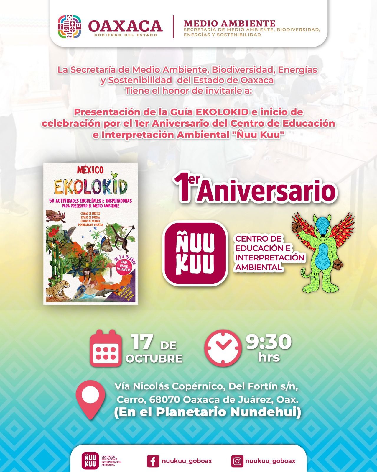 Celebrará Centro Ñuu Kuu primer aniversario como referente en educación ambiental en Oaxaca