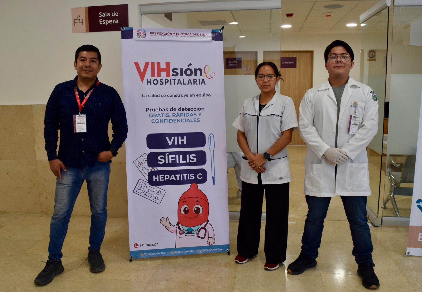 Realiza Coesida 780 pruebas rápidas de detección de VIH, sífilis y hepatitis C en San Juan Bautista Tuxtepec