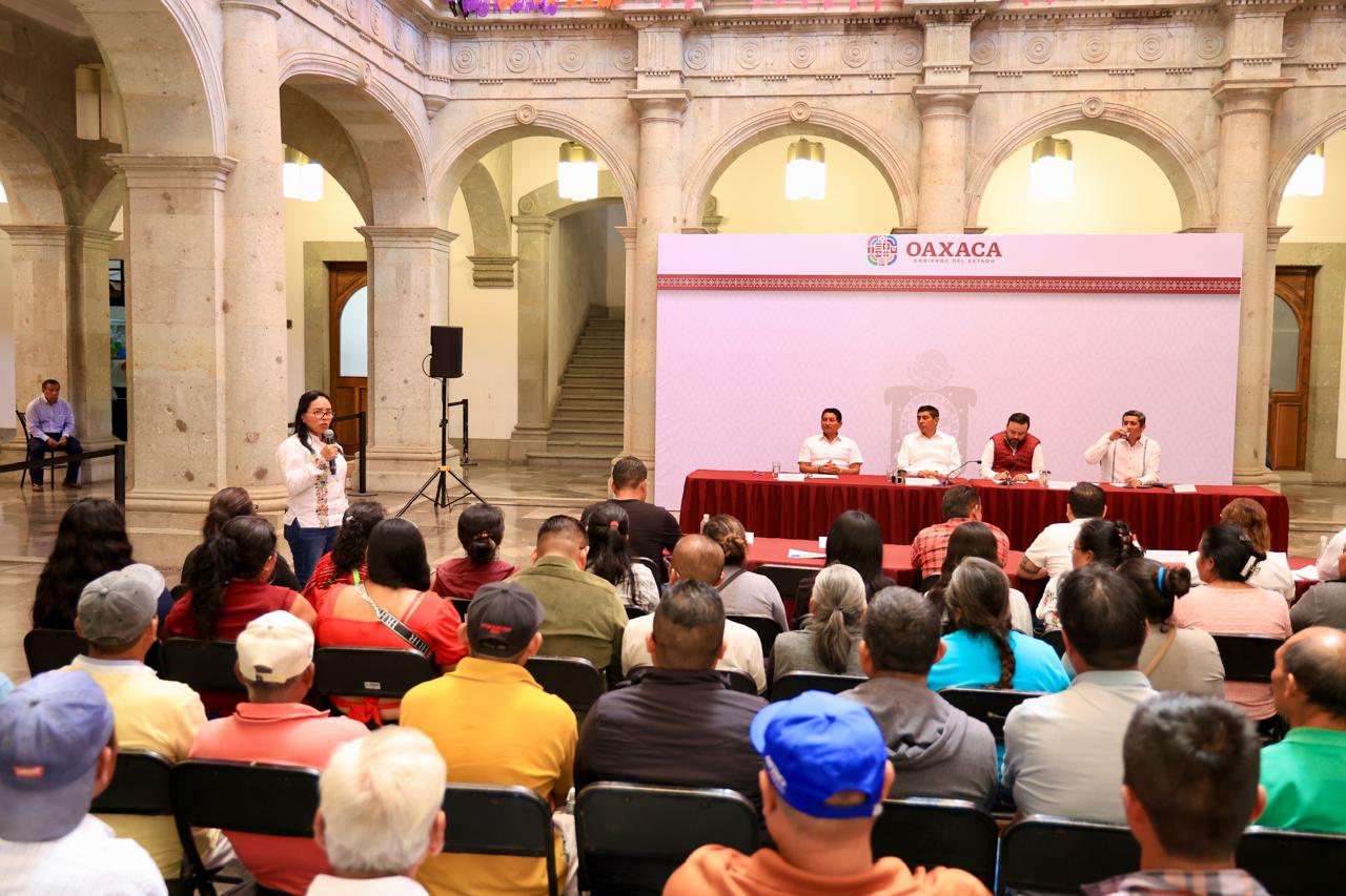 Atiende Salomón Jara demanda de justicia social de la organización “23 de Octubre”
