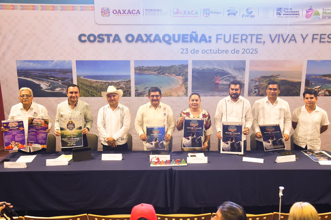 Promueve Sectur Oaxaca a la Costa Oaxaqueña: fuerte, viva y festiva con actividades musicales y deportivas