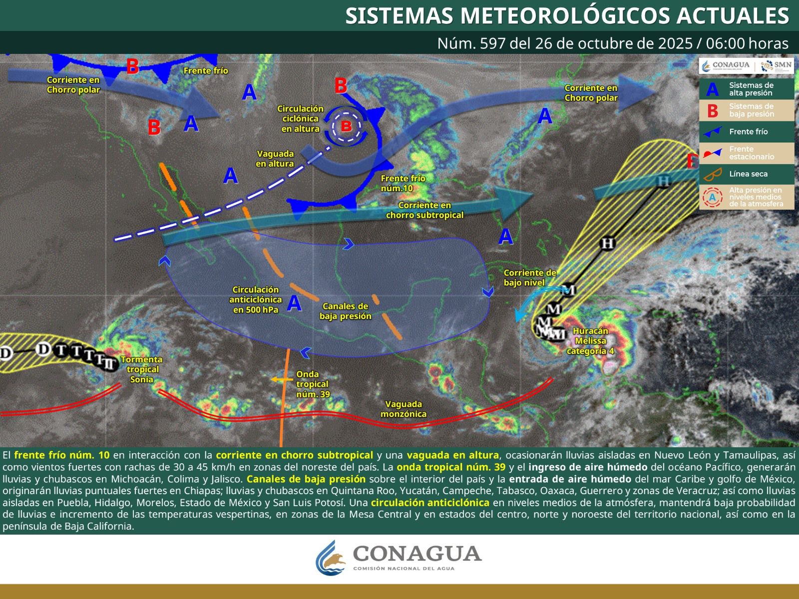 Se prevé tiempo estable y baja probabilidad de lluvias en Oaxaca durante este domingo