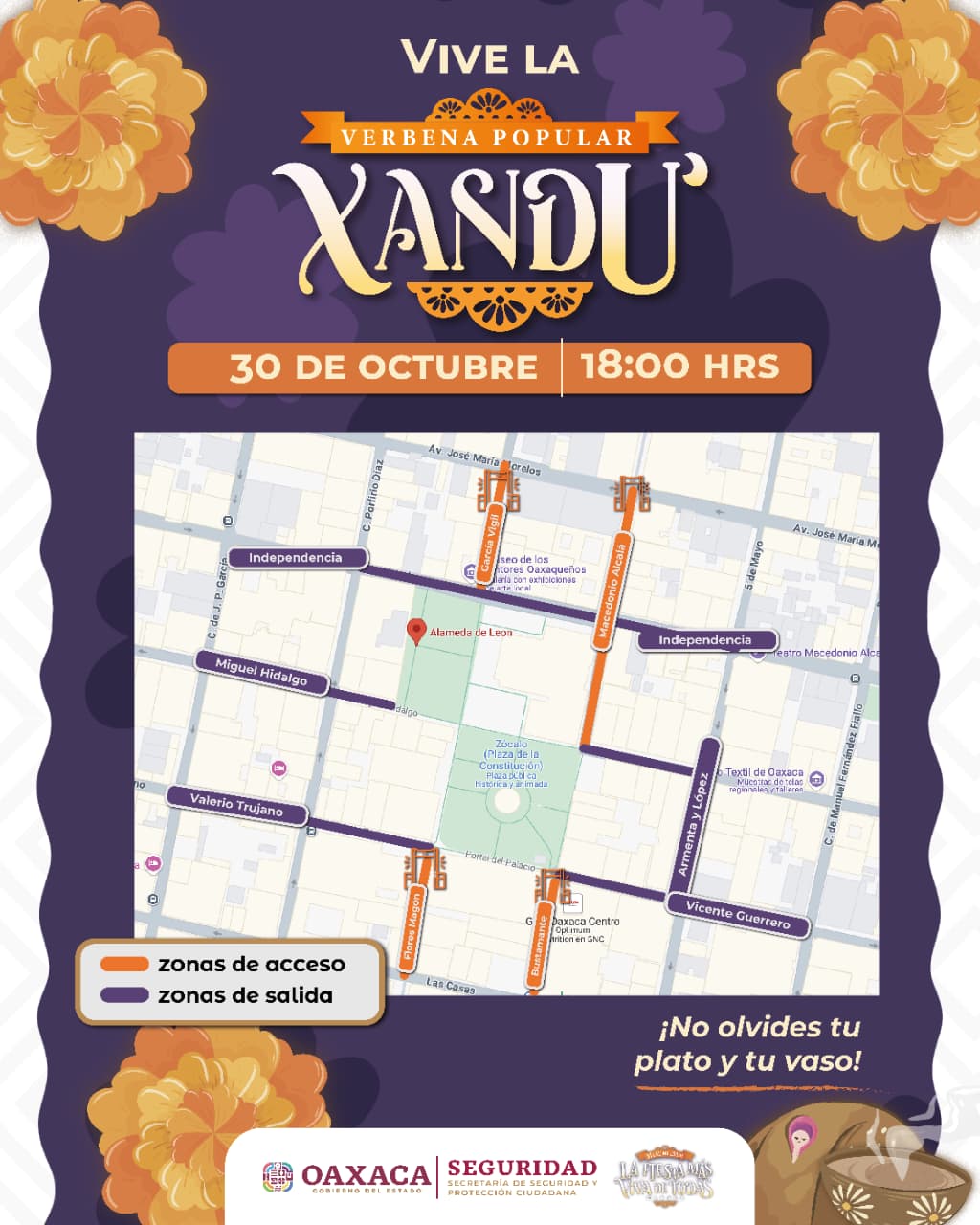 Con operativo coordinado, SSPC garantiza seguridad durante celebraciones de Día de Muertos en la capital