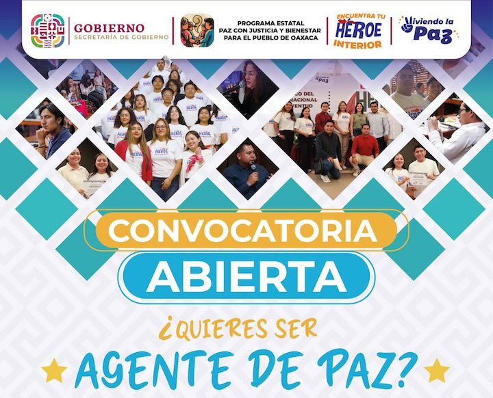 Invita Sego a las juventudes oaxaqueñas para convertirse en Agentes de Paz