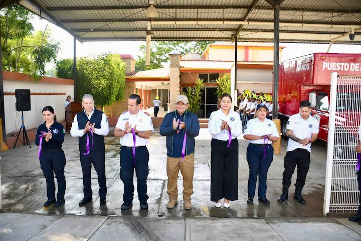 Inaugura SSPC Punto Mujer Segura en la Estación Central de Bomberos de Oaxaca