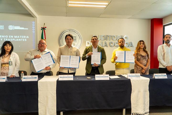 Fortalecen SSO y FGEO la donación y trasplante de órganos en Oaxaca
